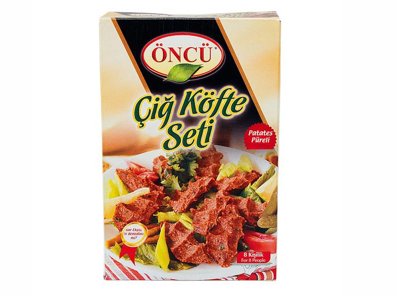 Çiğ Köfte Seti Patates Püreli